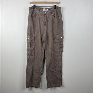 S.O.N.G Women’s Size 31 Brown Cargo Khaki Pants